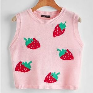 strawberry vest